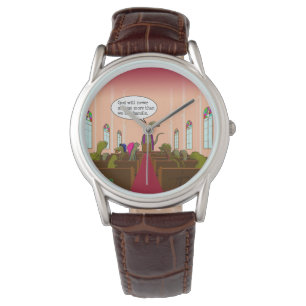 Gott gibt uns nie mehr, als wir bewältigen können armbanduhr