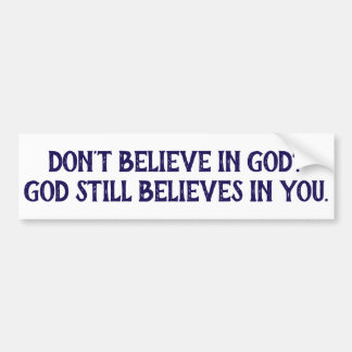 Gott glaubt an euch Christlichen Autoaufkleber