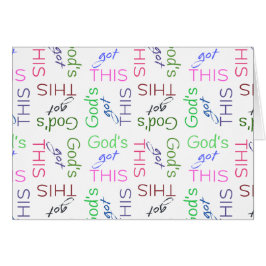 Gott got diese Art von Parakaleo-Notenkarte