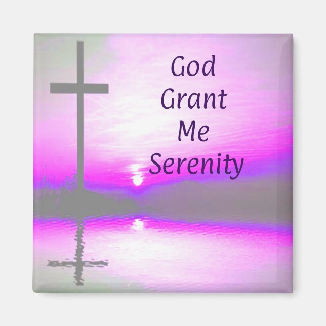 Gott Grant Me Serenity-Magnet Magnet (Vorne)