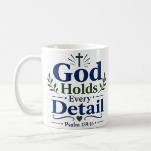 Gott hält jedes Detail Spirituelle Ermutigung Kaffeetasse