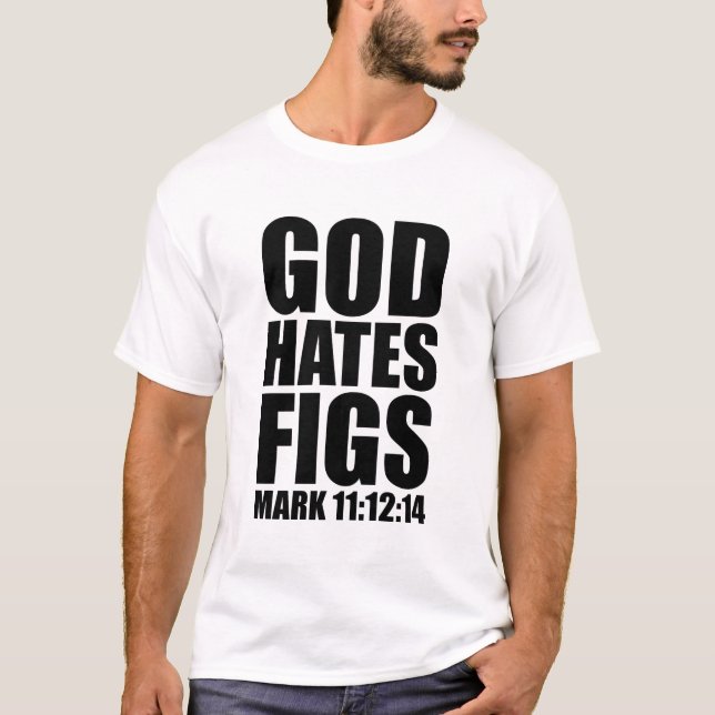 Gott hasst Feigen-11:12 - 14 T-Shirt (Vorderseite)