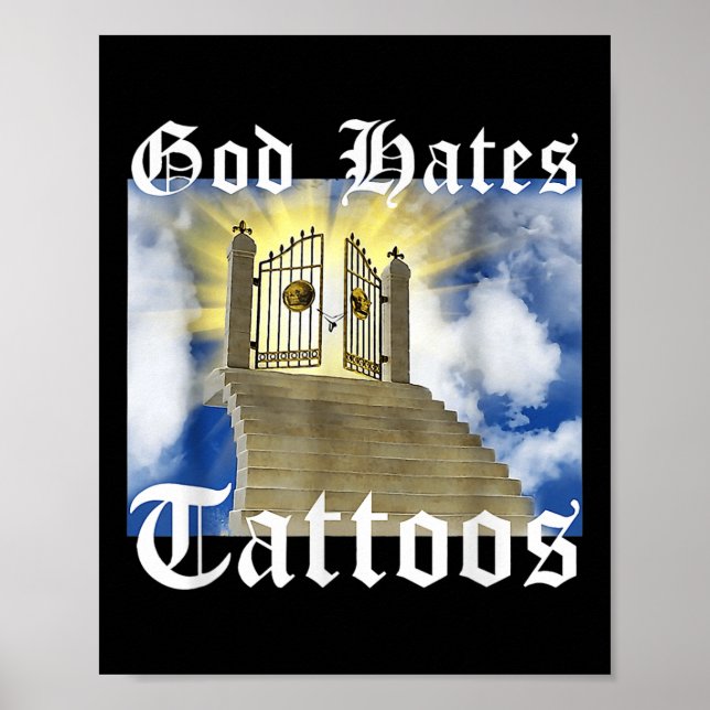 Gott hasst Tattoos _1 Poster (Vorne)