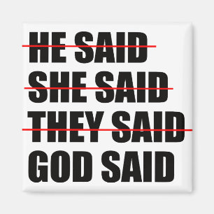 Gott hat das letzte Wort Magnet