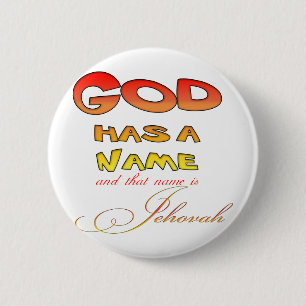 Gott hat einen Namen Jehovah Button