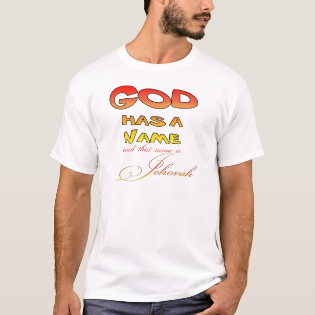 Gott hat einen Namen Jehovah T-Shirt (Vorderseite)