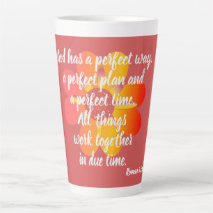 Gott hat einen perfekten Weg römische 8:28 Tasse