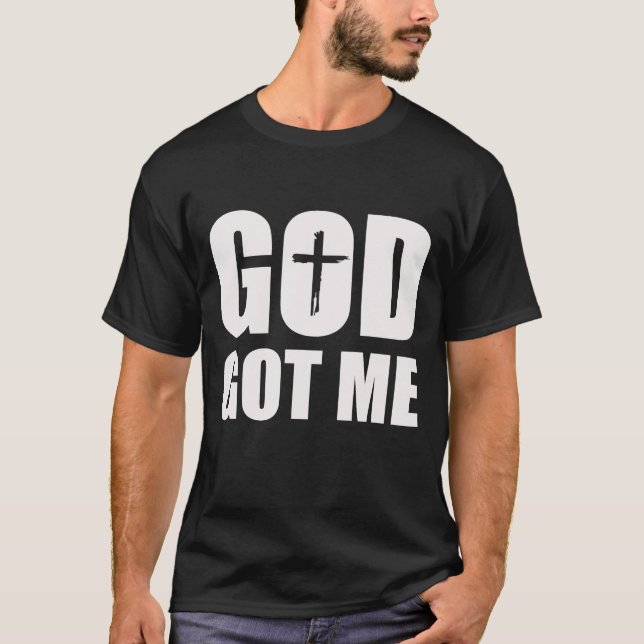 GOTT HAT MICH Blk T-Shirt (Vorderseite)