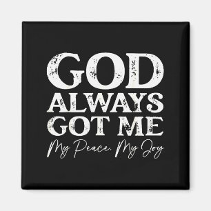 Gott hat mich immer Christlicher Glaube Inspiriere Magnet