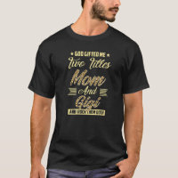 Gott hat mir zwei Titel Mama und Gigi Leopard Mutt