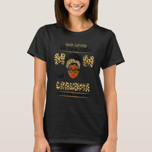 Gott hat mir zwei Titel Mama und Oma Leopard Mothe T-Shirt