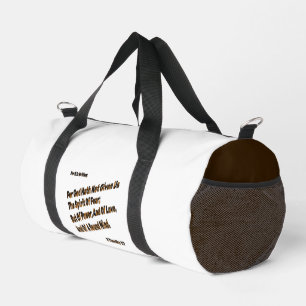 Gott hat uns den Geist der Angst nicht gegeben Duffle Bag