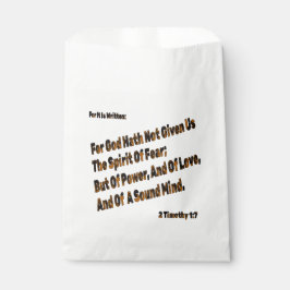 Gott hat uns den Geist der Angst nicht gegeben Geschenktütchen
