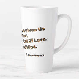 Gott hat uns den Geist der Angst nicht gegeben Milchtasse