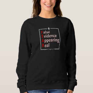 Gott hat uns nicht den Geist des Furcht-Pfarrers C Sweatshirt
