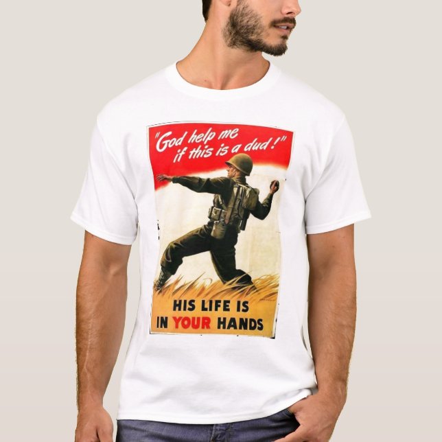 Gott helfen mir Propaganda WW1 T-Shirt (Vorderseite)
