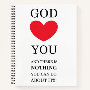 Gott Herz Sie Notizbuch