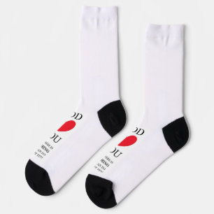 Gott Herz Sie Socken