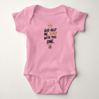Gott hilf mir, Zero! Jersey-Body für Babys Baby Strampler