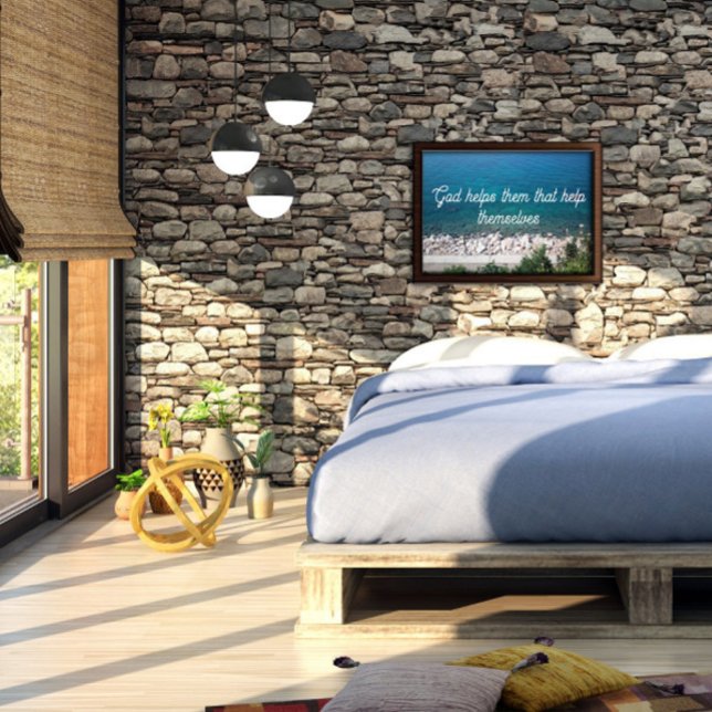 Gott hilft ihnen, sich selbst ein Plakat zu vermit (Von Creator hochgeladen)