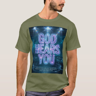 Gott hört dir zu – Neon Glow T-Shirt