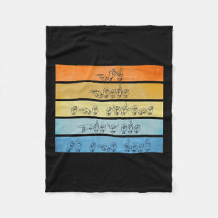 Gott hört Gebete Gehörtes Bewusstsein Vintag Sign Fleecedecke