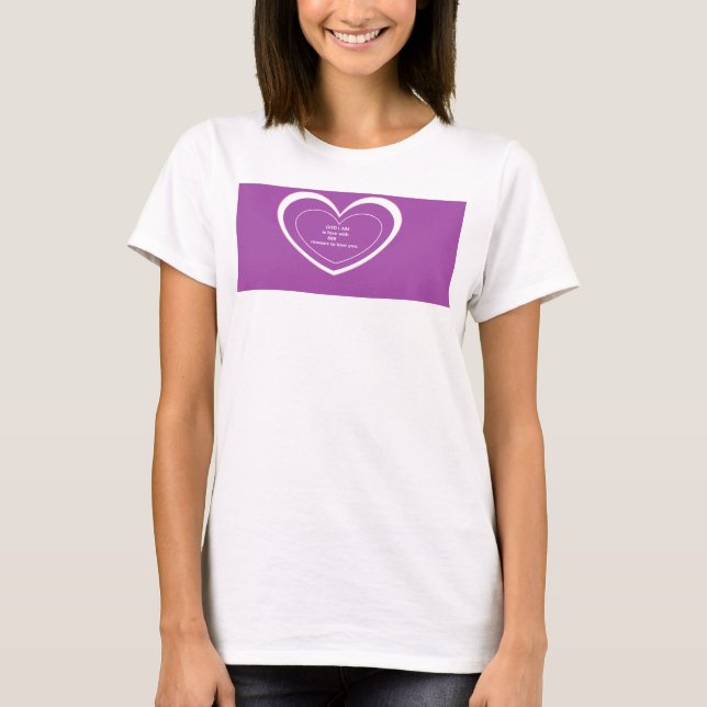 GOTT ICH BIN ist Liebe T-Shirt (Vorderseite)
