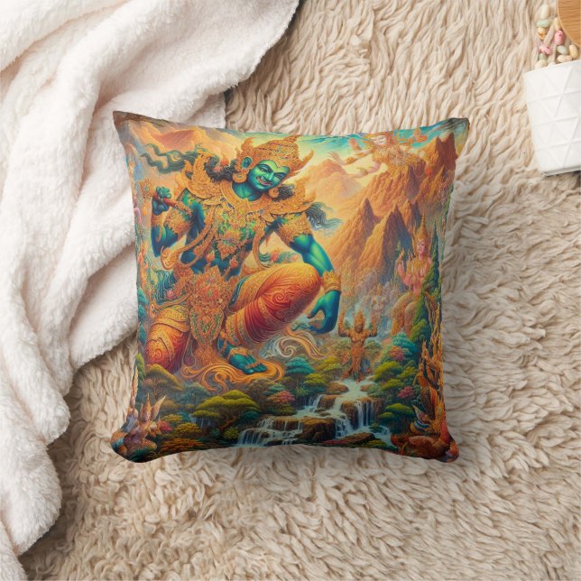 Gott im Himmlischen Tal Kissen (Decke)