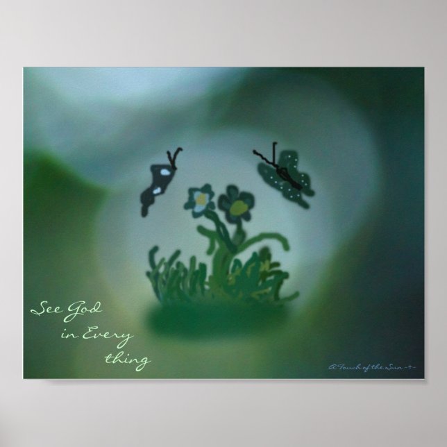 Gott in allem sehen poster (Vorne)