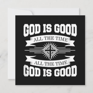 Gott ist allezeit gut - Christlich Dankeskarte