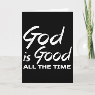 Gott ist allezeit gut Christliche Gottesdienstpred Karte