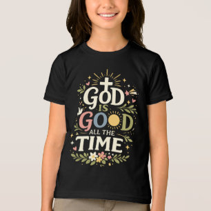 Gott ist allezeit gut Christlicher Glaubenszitat Tri-Blend Shirt