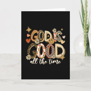 Gott ist allezeit gut Jesus Christliche Danksagung Karte