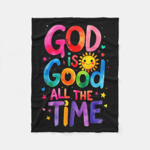 Gott ist allezeit gut Jesus Christus Christliches Fleecedecke