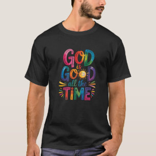 Gott ist allezeit gut Jesus Christus Christliches T-Shirt