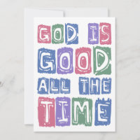 Gott ist allezeit gut Retro Glaube