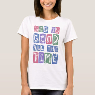 Gott ist allezeit gut Retro Glaube T-Shirt