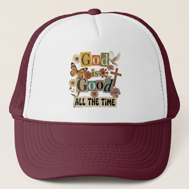 Gott ist allezeit gut truckerkappe (Vorderseite)