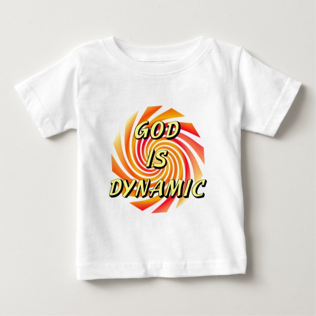 Gott ist Christlich Baby T-shirt (Vorderseite)