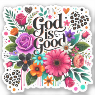 Gott ist Christlich gut Aufkleber