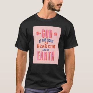 Gott ist das Licht der Himmel, das Christliche Lüg T-Shirt
