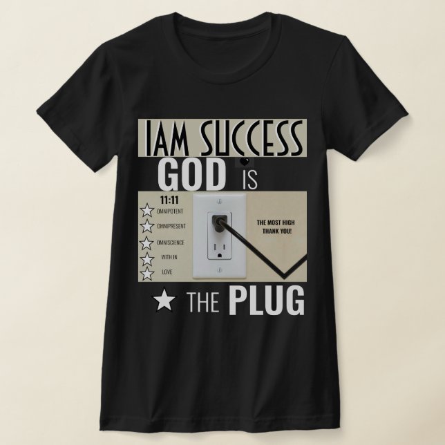 GOTT IST DER PLUG T-Shirt (Ablage )