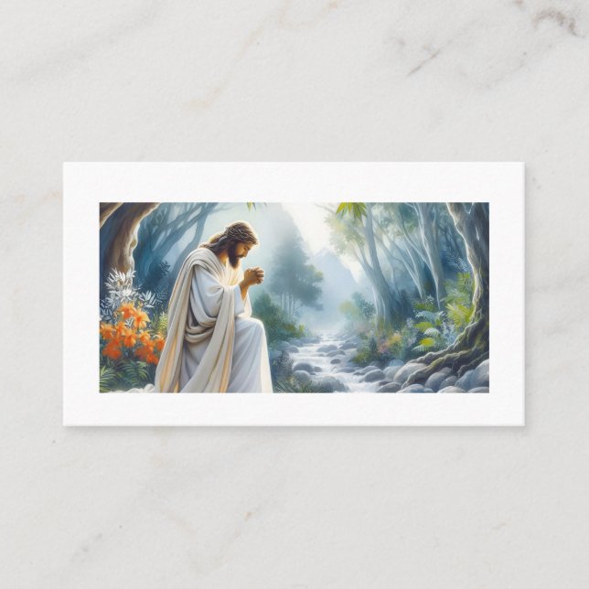 Gott ist der Schlüssel zum Himmel. Visitenkarte (Vorderseite)