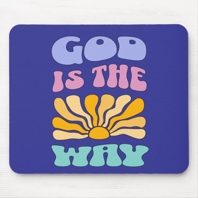 Gott ist der Weg Mousepad (Vorne)