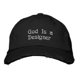 Gott ist Designer | Faith Hat bestickt Bestickte Baseballkappe