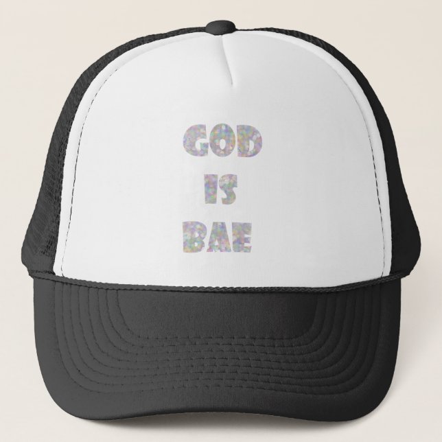 Gott ist die Basis Truckerkappe (Vorderseite)