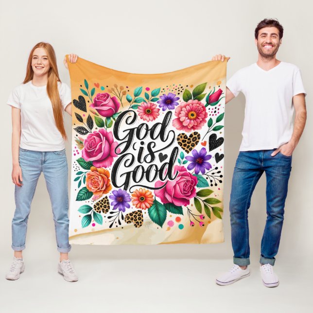 Gott ist ein gutes religiöses spirituelles Fleece  (Beispiel)