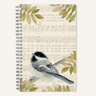 Gott ist ein Liebe-Notebook mit Bird Notizbuch