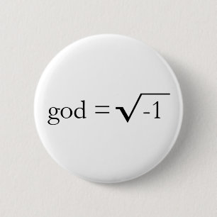 Gott ist eingebildet button