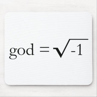 Gott ist eingebildet mousepad